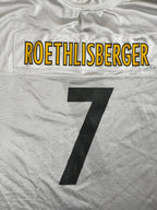 Ben Roethlisberger #7- Pittsburgh Steelers Away 2004-2011 - Reebok (XXL) Reebok