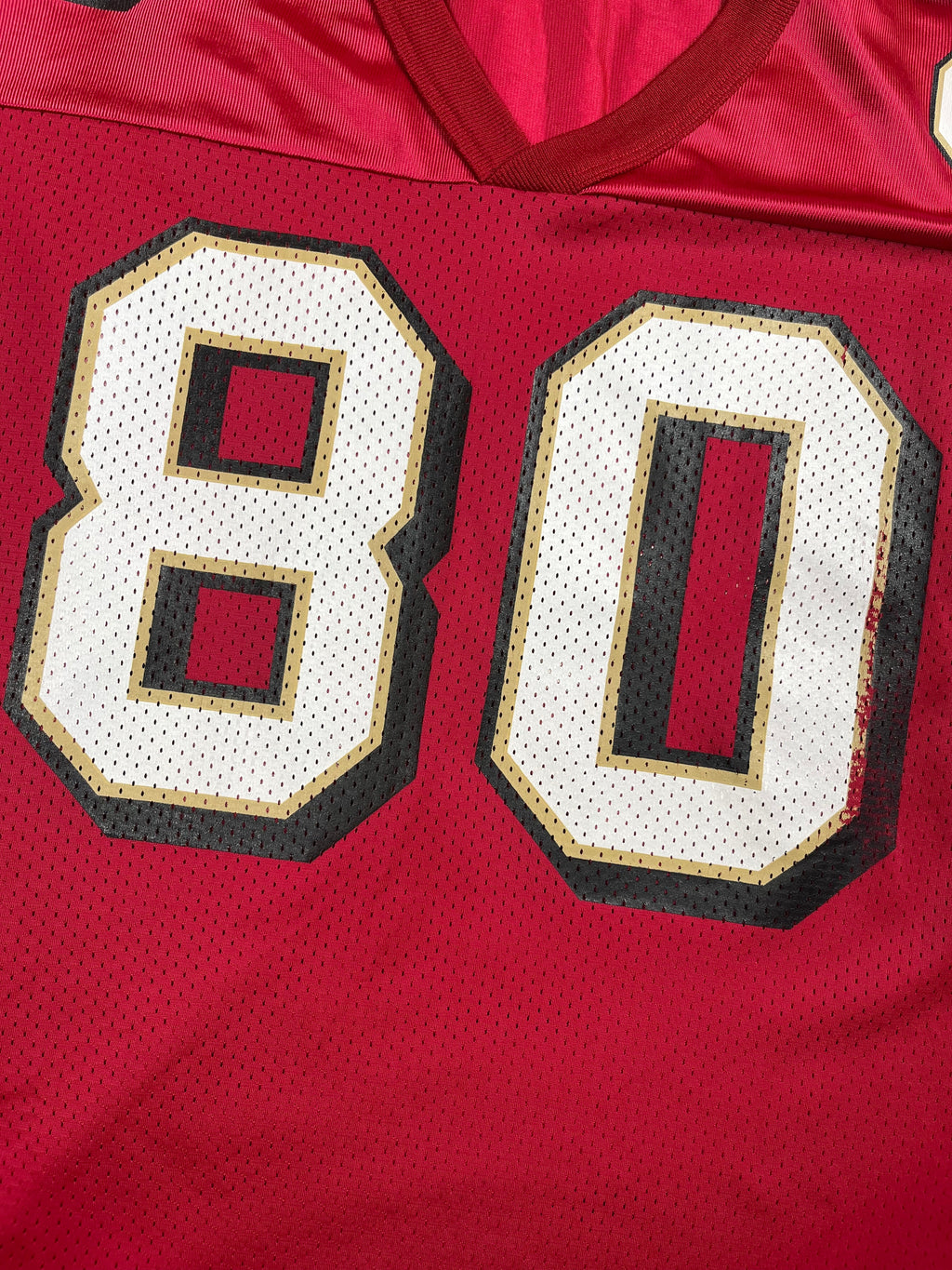 Jerry Rice #80 - San Francisco 49ers Home 1985-2000 - Champion (L) Champion