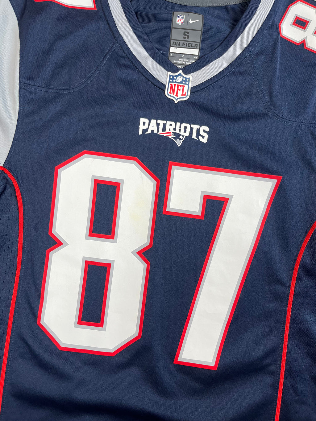 Rob Gronkowski #87 - New England Patriots Home 2012-2018 - Nike (S) Nike