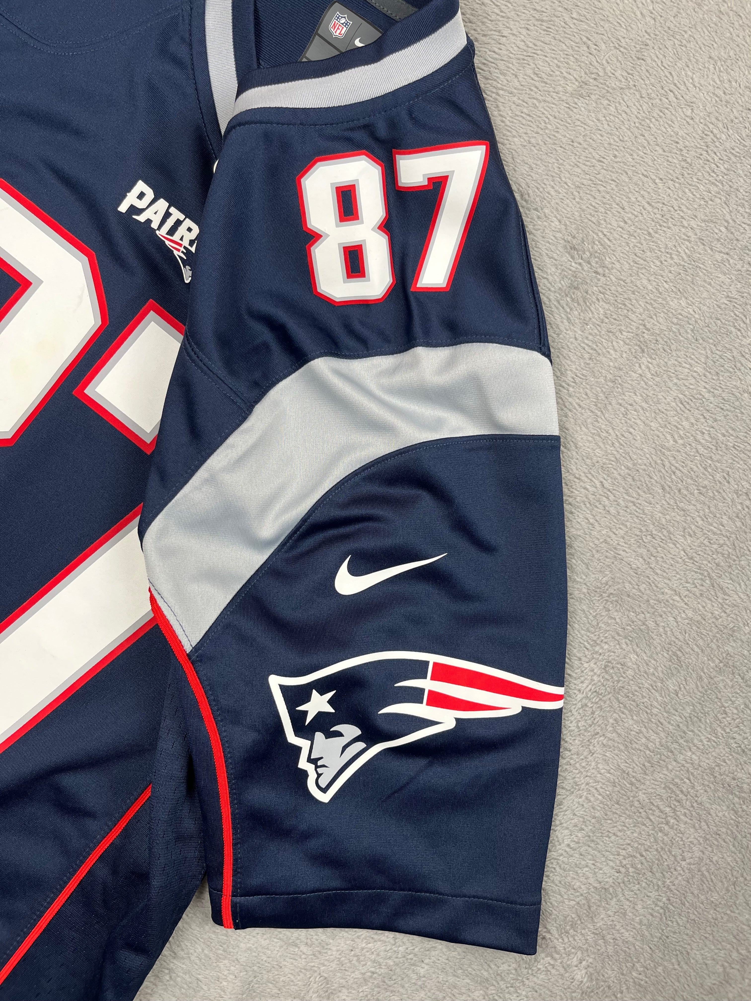 Rob Gronkowski #87 - New England Patriots Home 2012-2018 - Nike (S) Nike