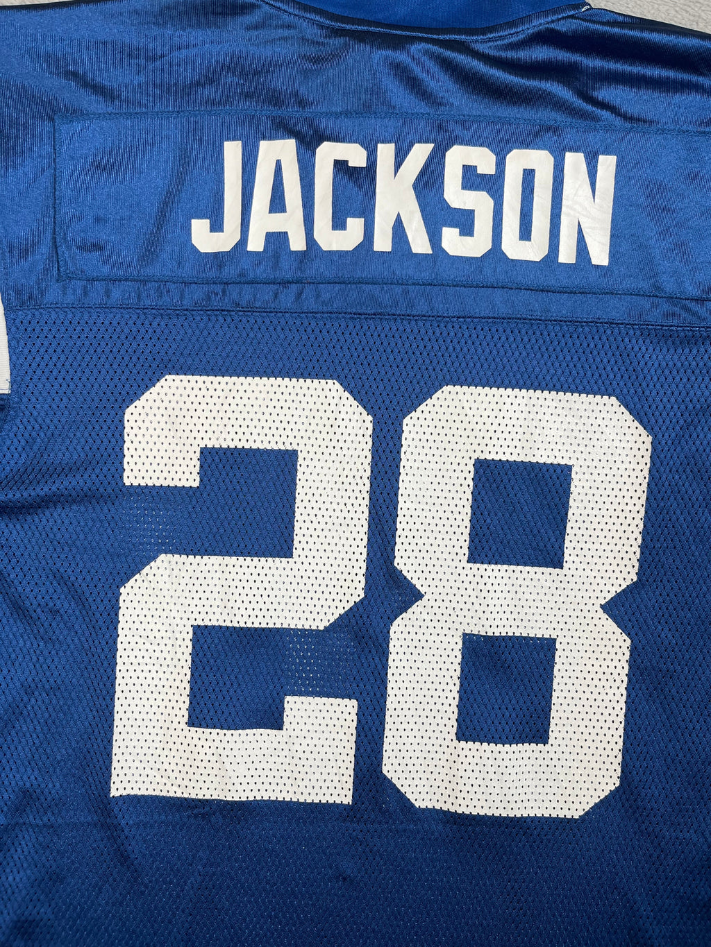 Marlin Jackson #28- Indianapolis Colts Home 2005-2009 - Reebok (S) Reebok