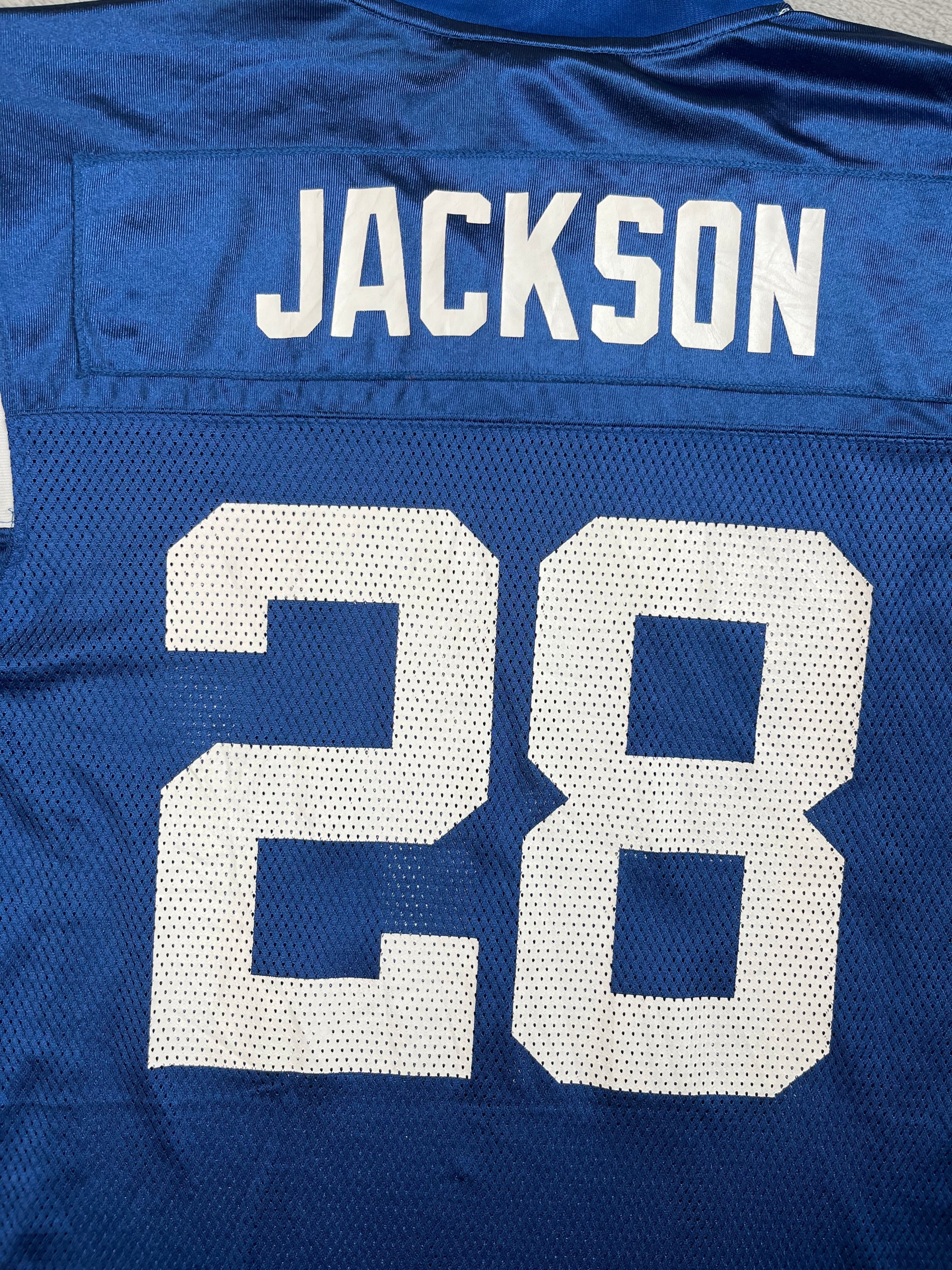 Marlin Jackson #28- Indianapolis Colts Home 2005-2009 - Reebok (S) Reebok