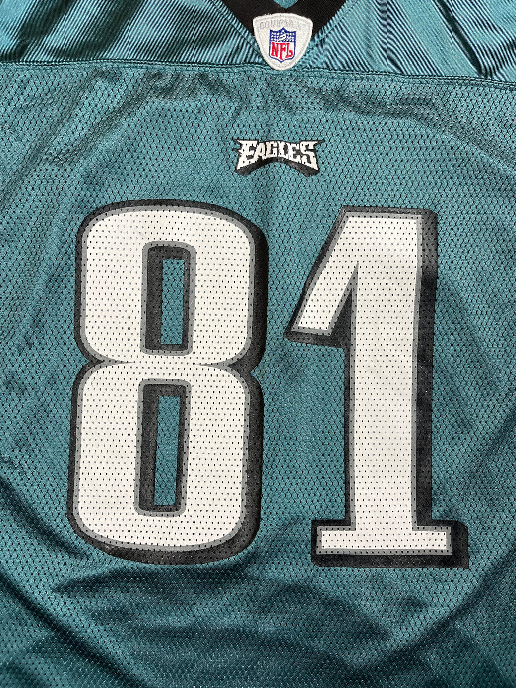 Terrell Owens #81 - Philadelphia Eagles Home 2004-2005 - Reebok (L) Reebok