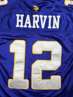 Percy Harvin #12 - Minnesota Vikings Home 2009-2011 - Reebok (L) Reebok