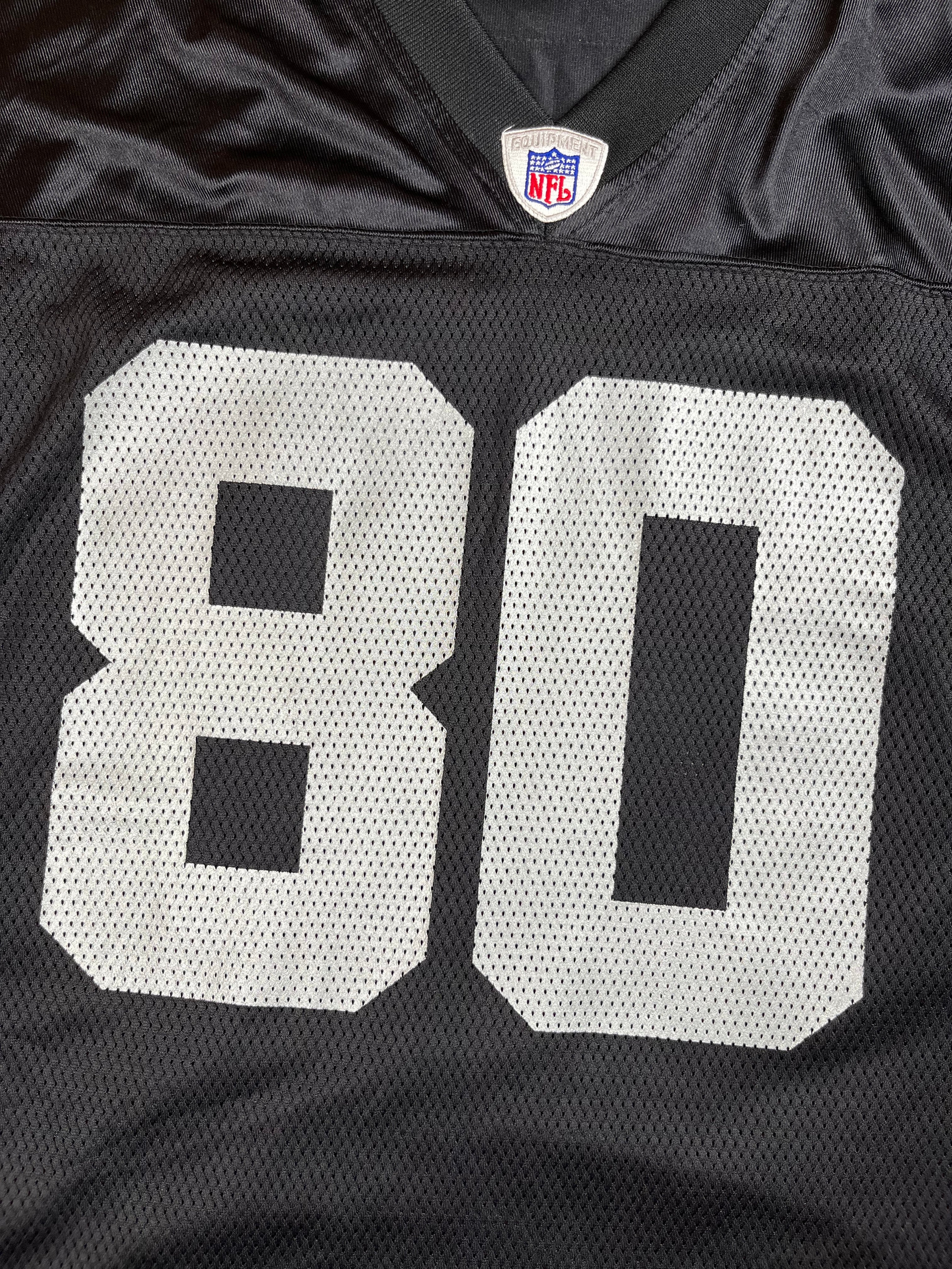 Jerry Rice #80 - Oakland Raiders Home 2001-2004 - Reebok (M) Reebok