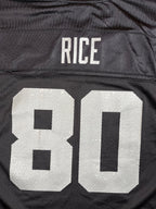 Jerry Rice #80 - Oakland Raiders Home 2001-2004 - Reebok (M) Reebok