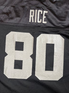 Jerry Rice #80 - Oakland Raiders Home 2001-2004 - Reebok (XL) Andwan Shop