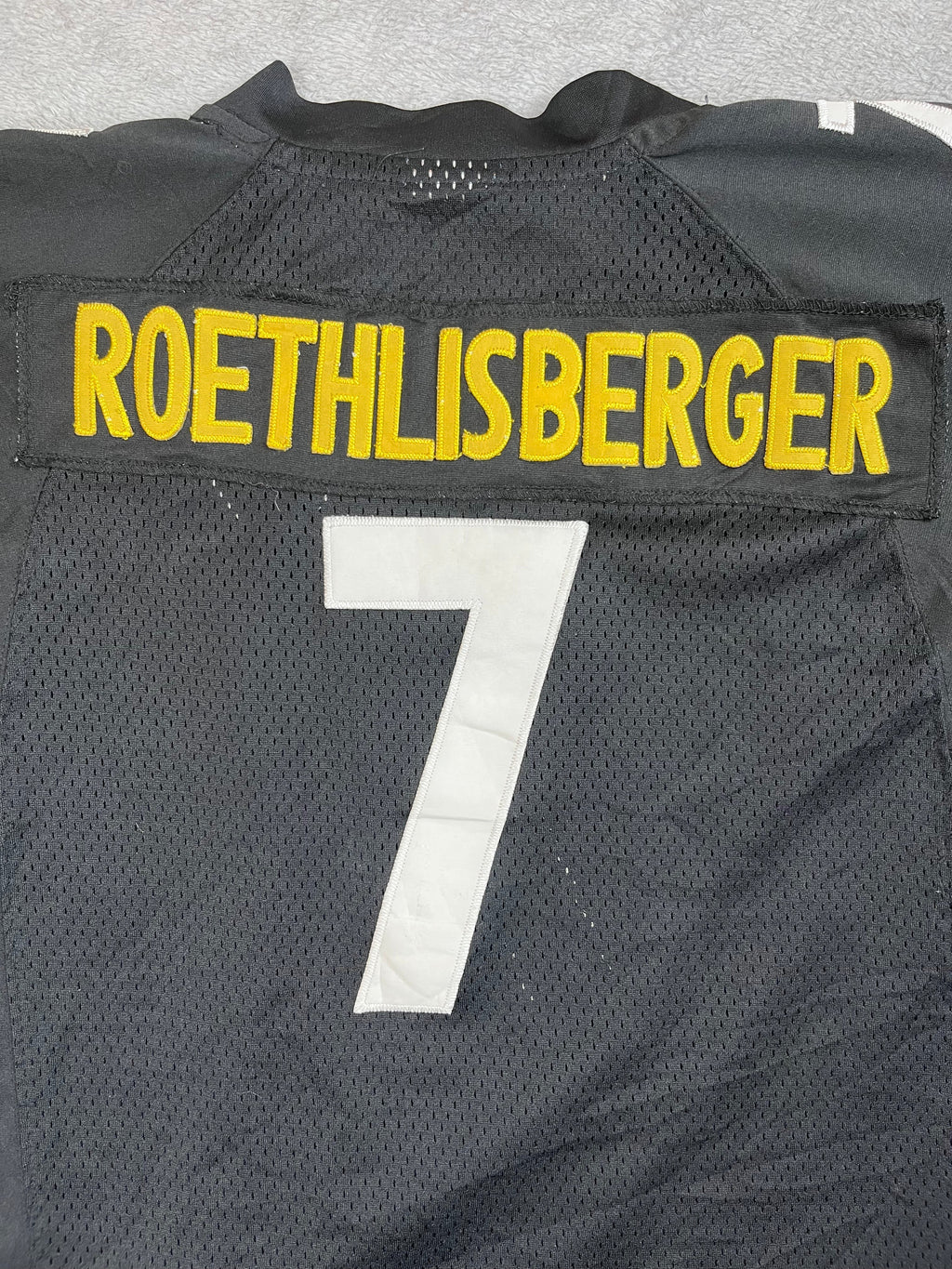 Ben Roethlisberger - Pittsburgh Steelers Home 2004-2011 - Reebok (S) (XL Youth) Andwan Shop