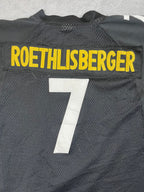 Ben Roethlisberger - Pittsburgh Steelers Home 2004-2011 - Reebok (S) (XL Youth) Andwan Shop
