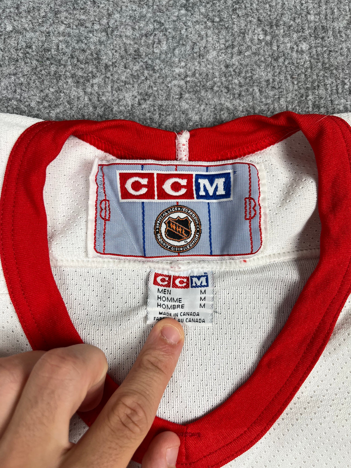 Maillot NHL - Detroit Red Wings Home 1995-1997 - CCM (M)