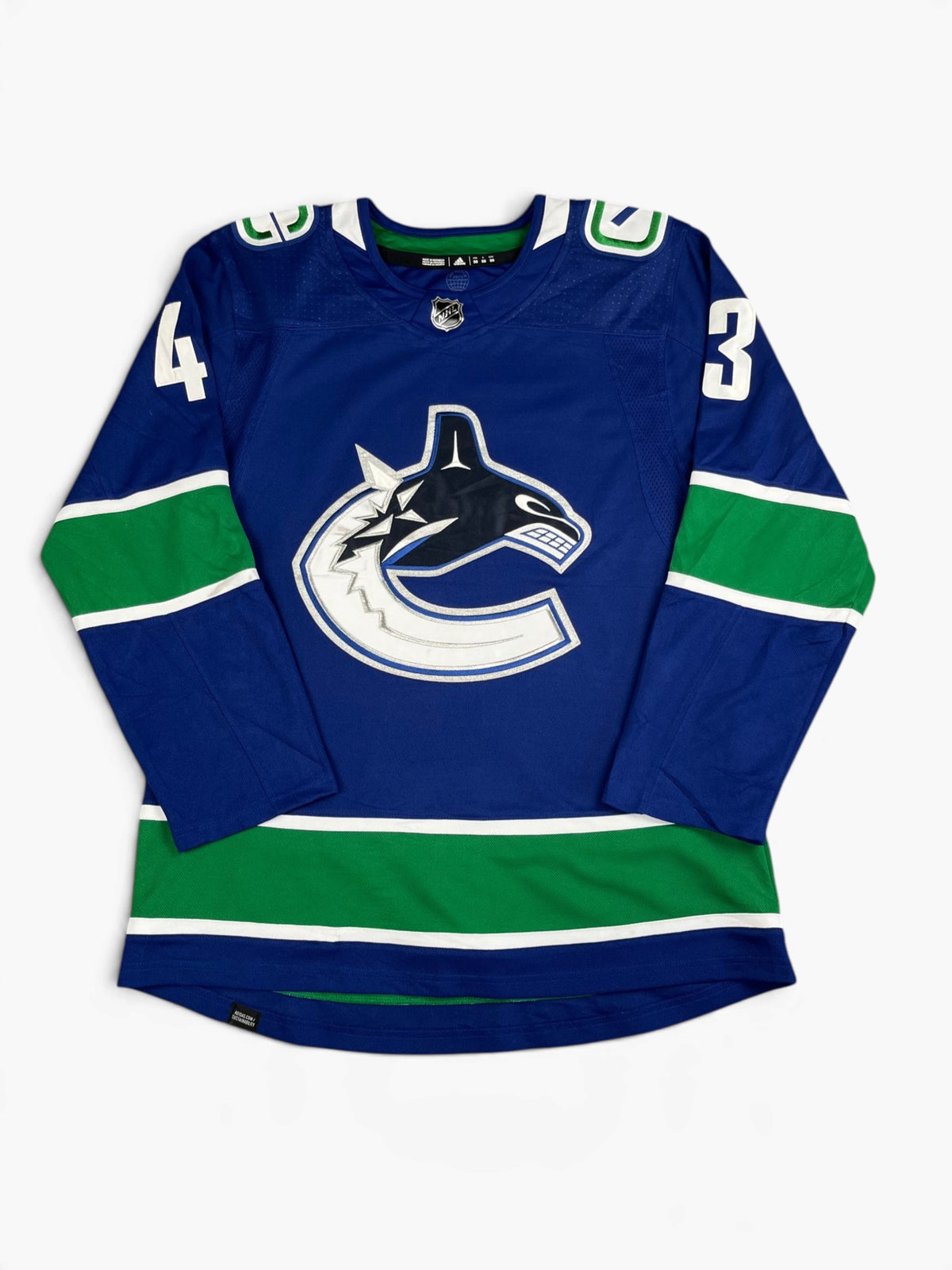 Quintin Hughes #43 - Vancouver Canucks Home 2019-2026 - Adidas (M) - Maillot NHL