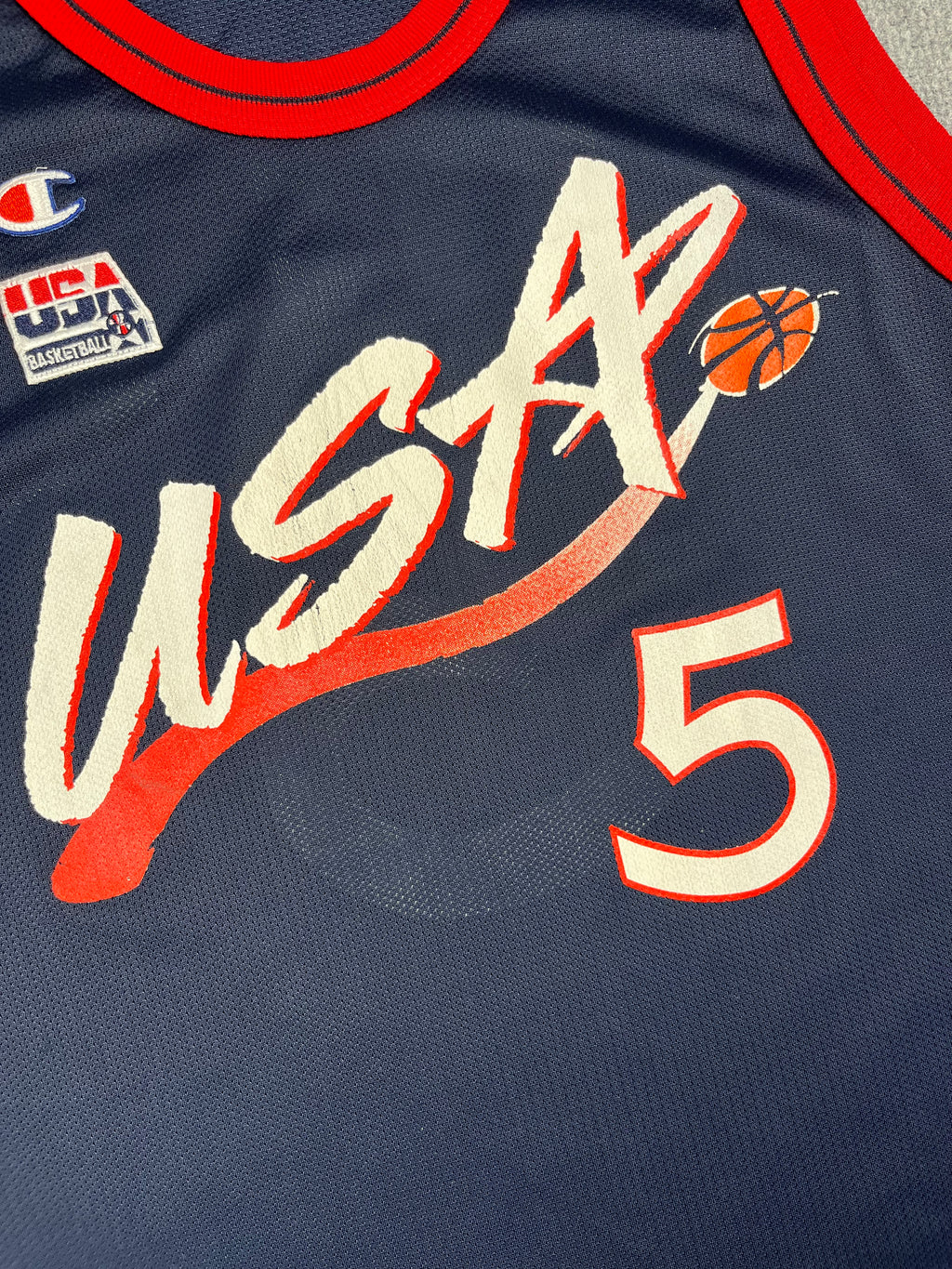 Grant Hill #5 - Team USA Jeux Olympiques 1996 - Champion (L) - Maillot NBA