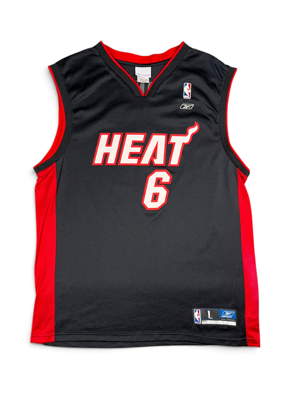 Eddie Jones #6 - Miami Heat Away 2005-2008 - Reebok (L) - Maillot NBA