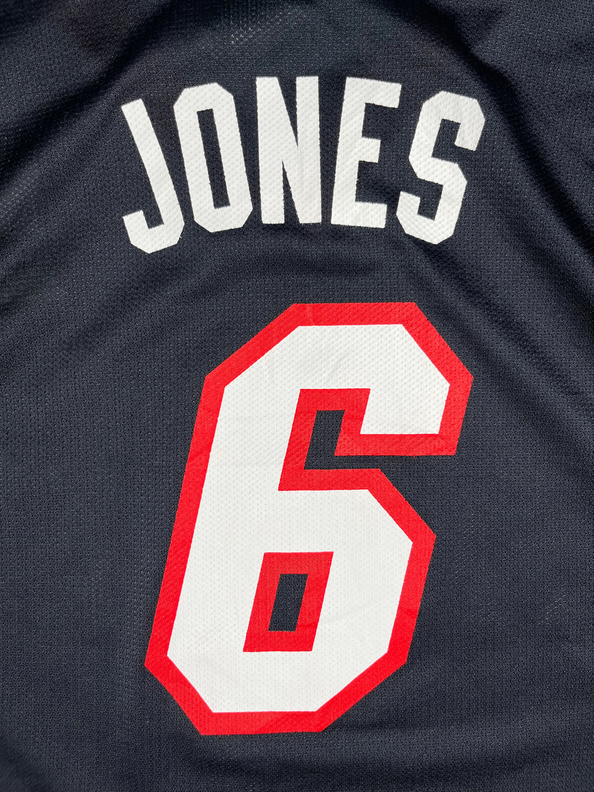 Eddie Jones #6 - Miami Heat Away 2005-2008 - Reebok (L) - Maillot NBA