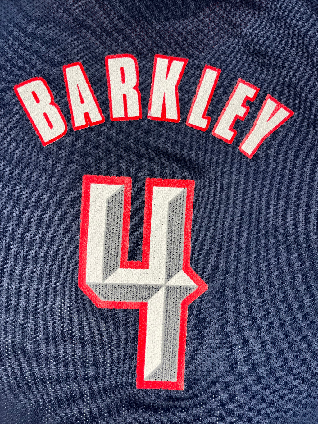 Charles Barkley #4 - Houston Rockets Away 1997-2000 - Champion (S) - Maillot NBA