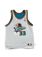 Grant Hill #33 - Detroit Pistons réversible 1997-2000 - Champion (XS) - Maillot NBA