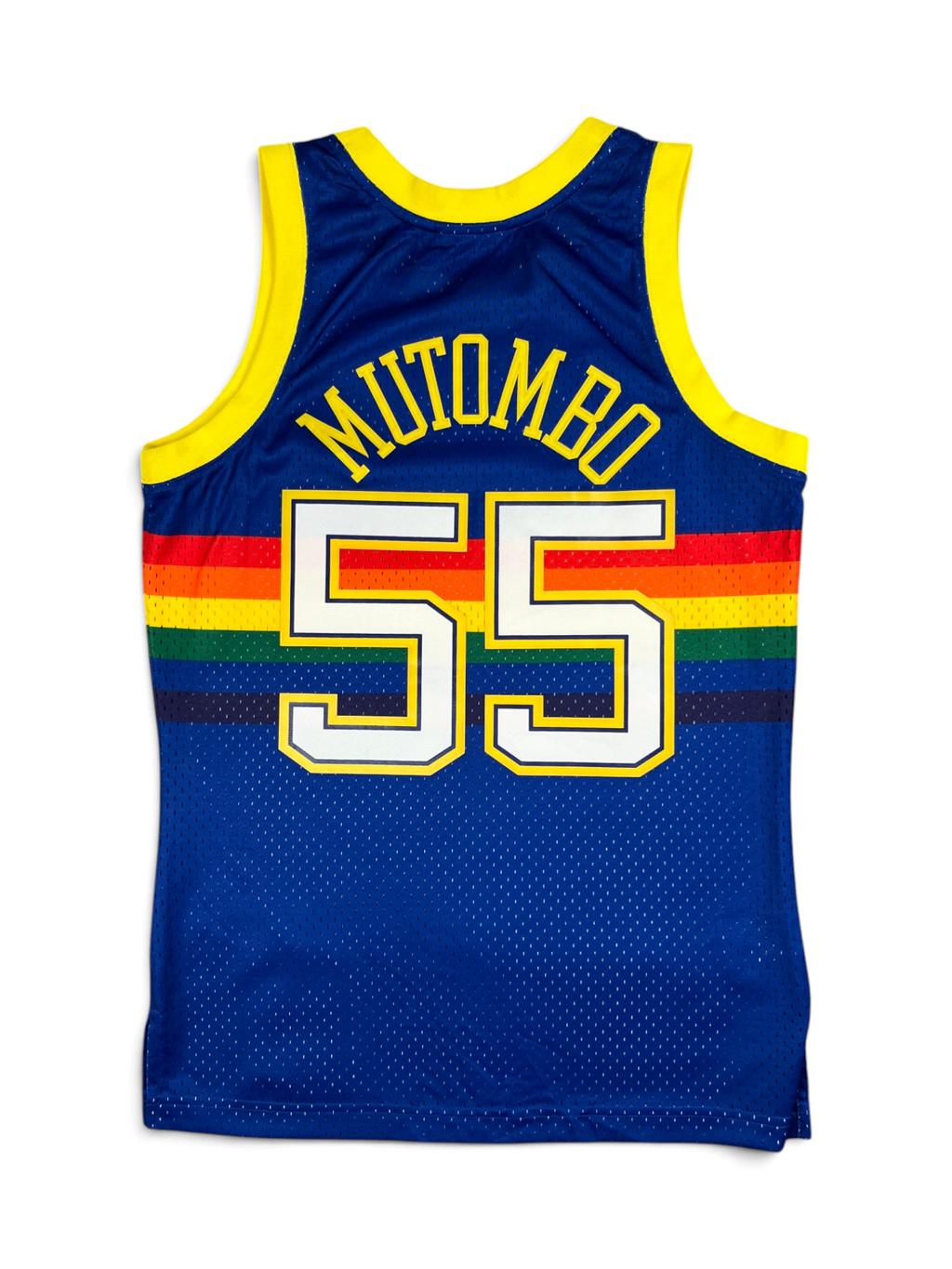 Dikembe Mutombo #55 - Denver Nuggets Away 1992-1993 - Mitchell & Ness (S) - Maillot NBA