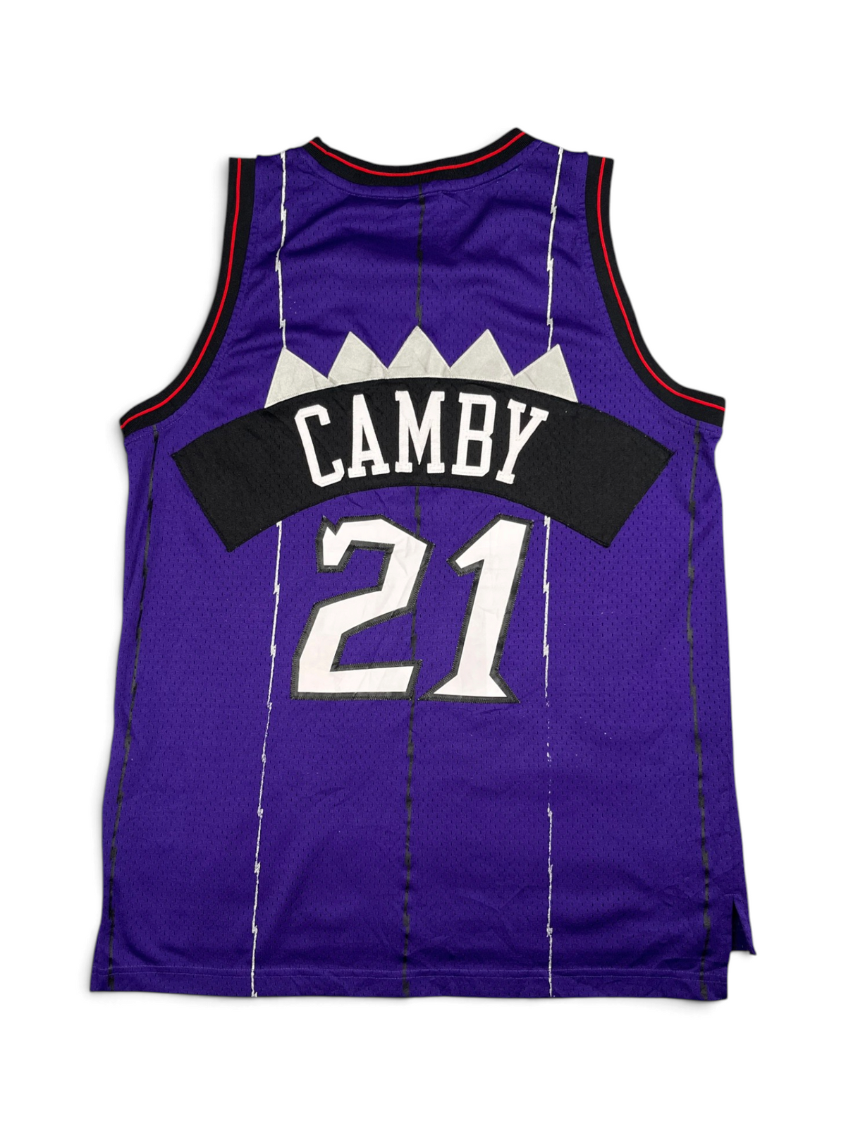 Marcus Camby #21 - Toronto Raptors Away 1997-1998 - Adidas Soul Swingman (M) - Maillot NBA