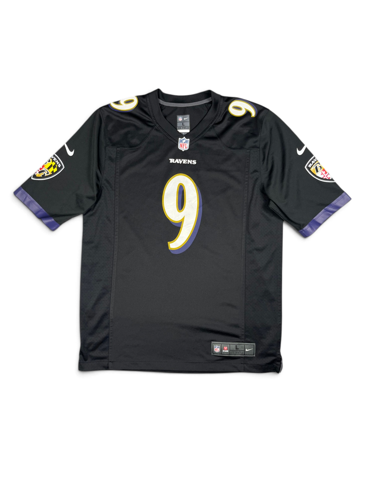 Justin Tucker #9 - Baltimore Ravens Alternate 2012-2024 - Nike (L) - Maillot NFL