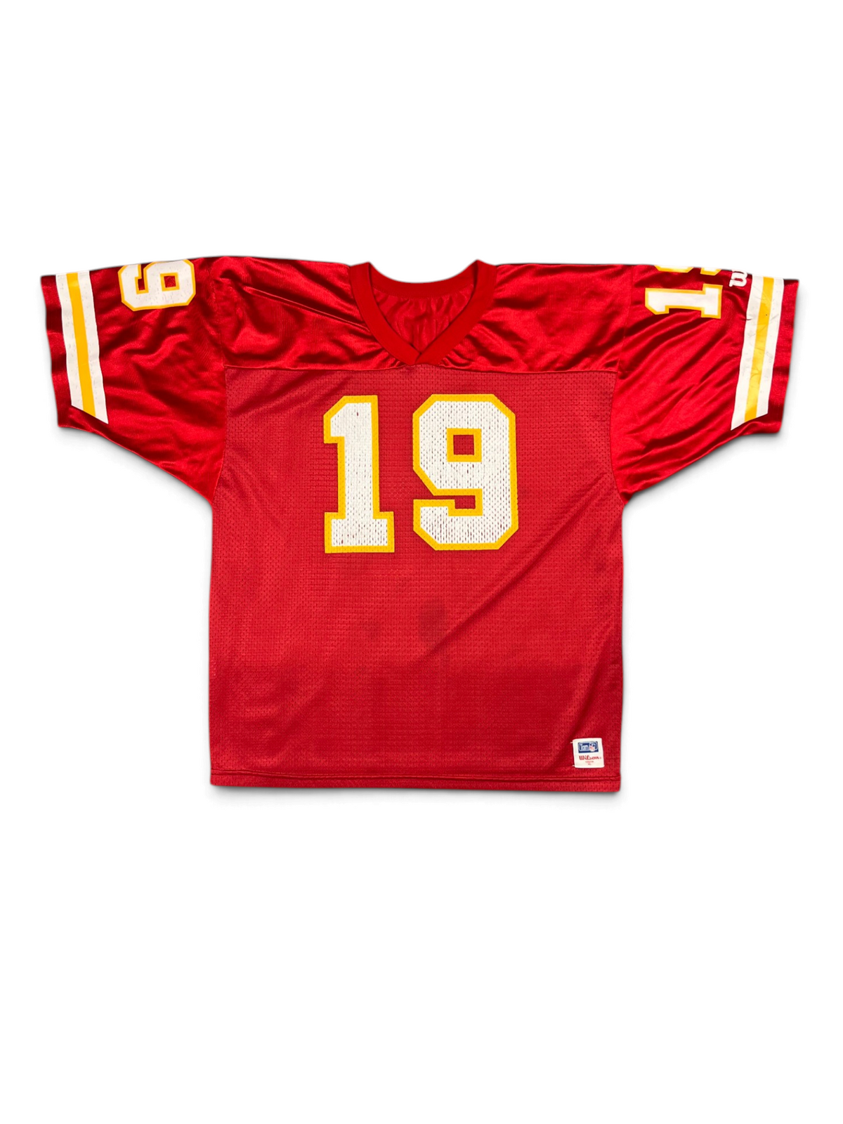 Joe Montana #19 - Kansas City Chiefs Away 1993-1994 - Wilson (S) - Maillot NFL