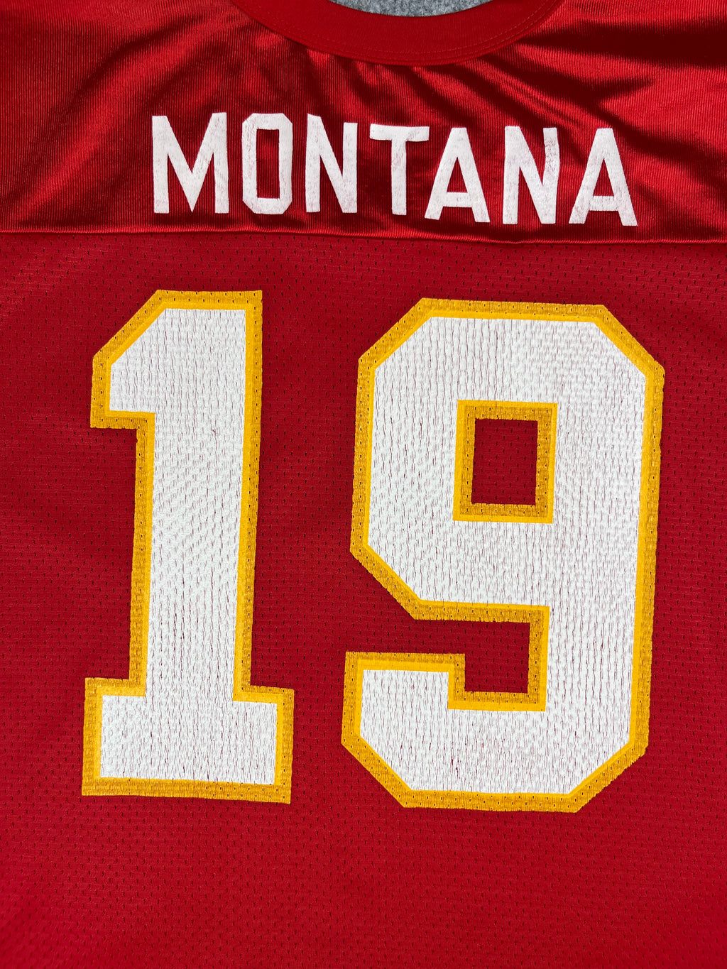 Joe Montana #19 - Kansas City Chiefs Away 1993-1994 - Wilson (S) - Maillot NFL