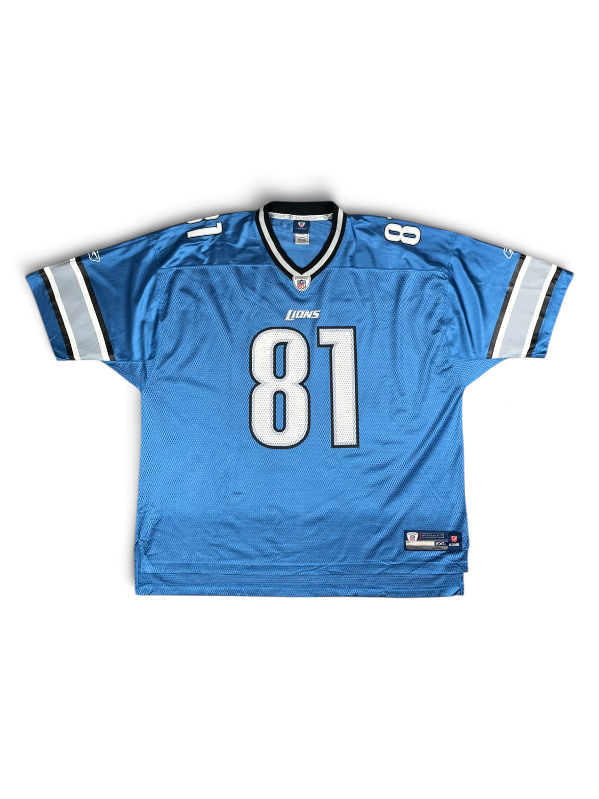 Calvin "Megatron" Johnson #81 - Detroit Lions Home 2007-2011 - Reebok (XXL) - Maillot NFL