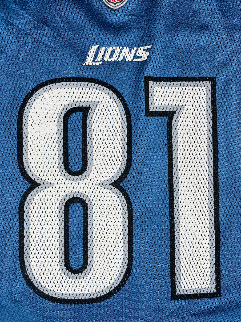 Calvin "Megatron" Johnson #81 - Detroit Lions Home 2007-2011 - Reebok (XXL) - Maillot NFL