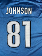 Calvin "Megatron" Johnson #81 - Detroit Lions Home 2007-2011 - Reebok (XXL) - Maillot NFL