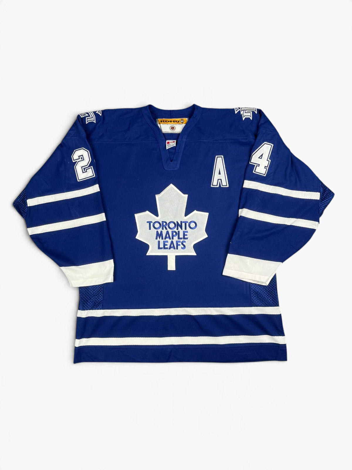 Bryan McCabe #24 - Toronto Maple Leafs Away 2000-2004 - Koho (L) - Maillot NHL
