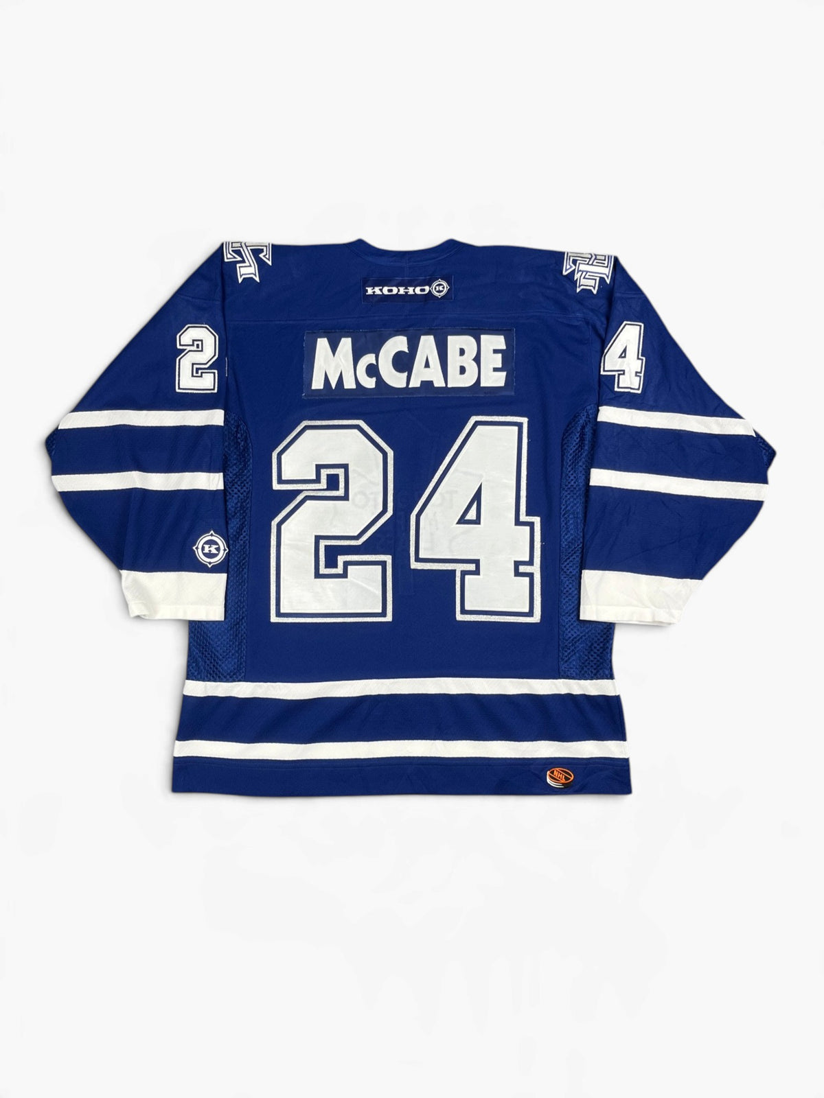 Bryan McCabe #24 - Toronto Maple Leafs Away 2000-2004 - Koho (L) - Maillot NHL