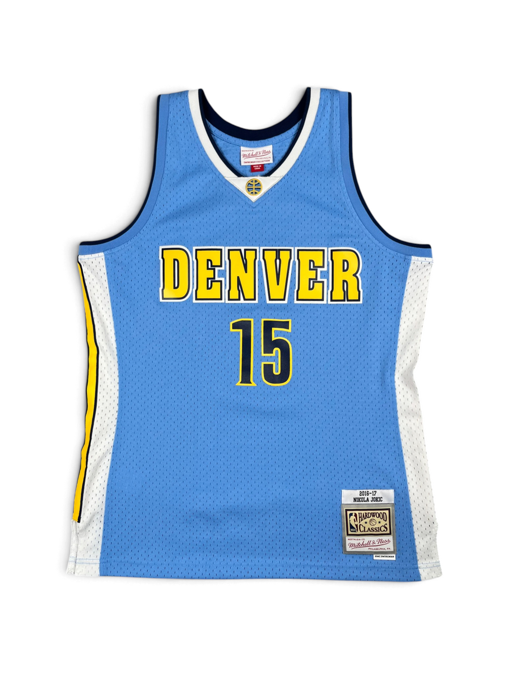 Nikola Jokic #15 - Denver Nuggets Away 2016-2017 - Mitchell & Ness (M) - Maillot NBA