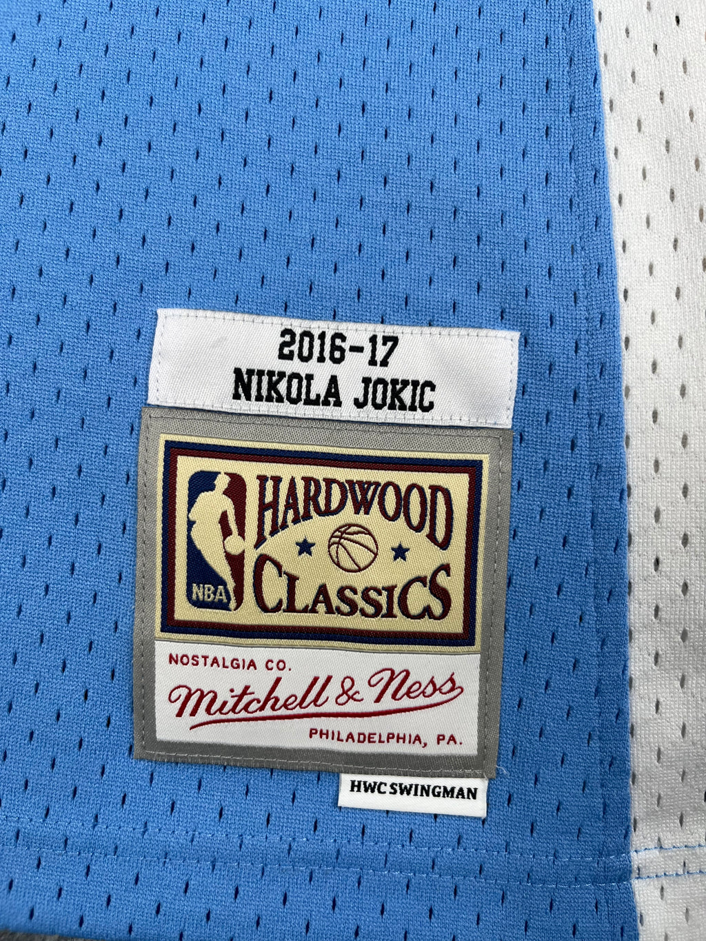 Nikola Jokic #15 - Denver Nuggets Away 2016-2017 - Mitchell & Ness (M) - Maillot NBA
