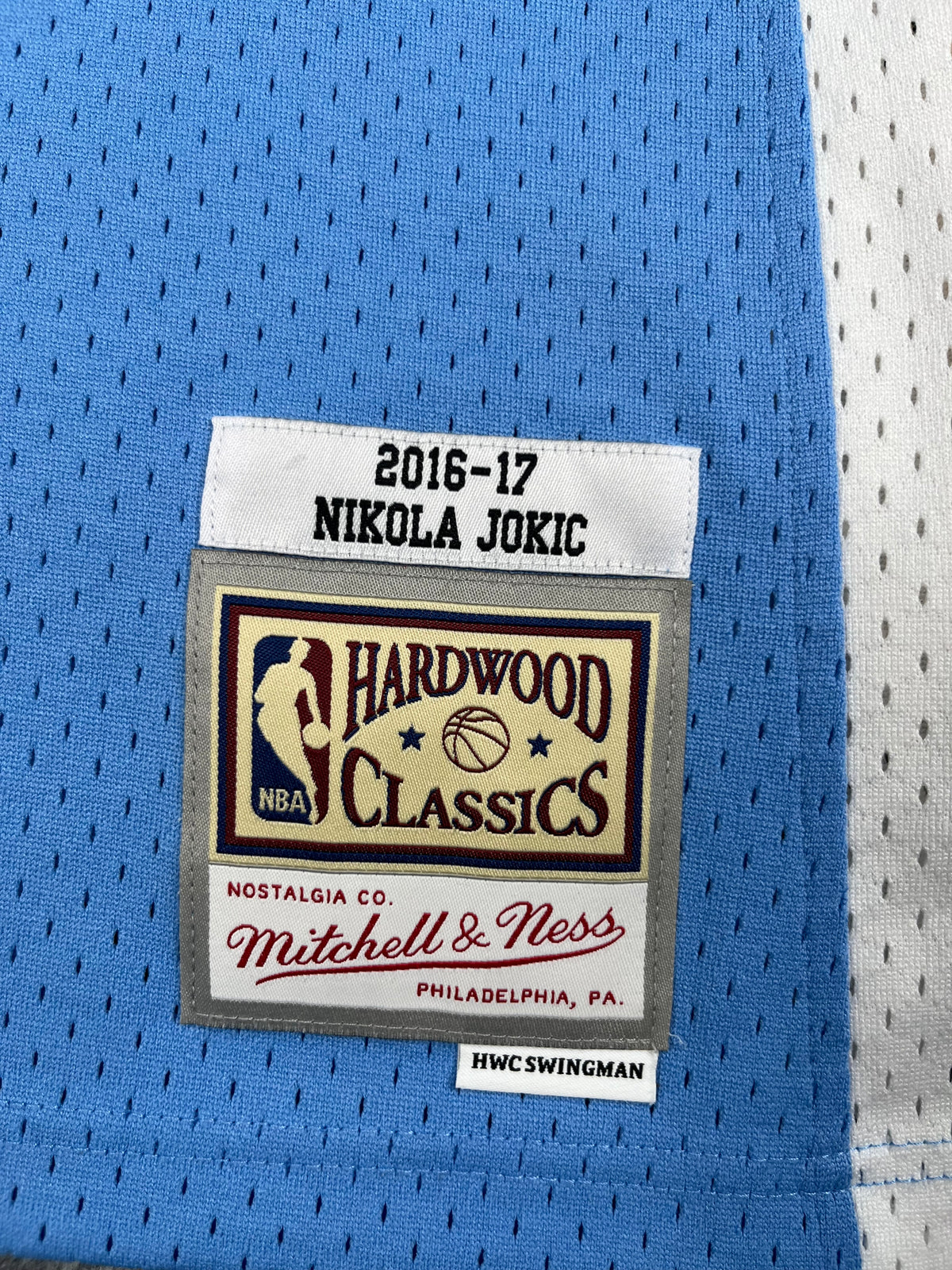 Nikola Jokic #15 - Denver Nuggets Away 2016-2017 - Mitchell & Ness (M) - Maillot NBA