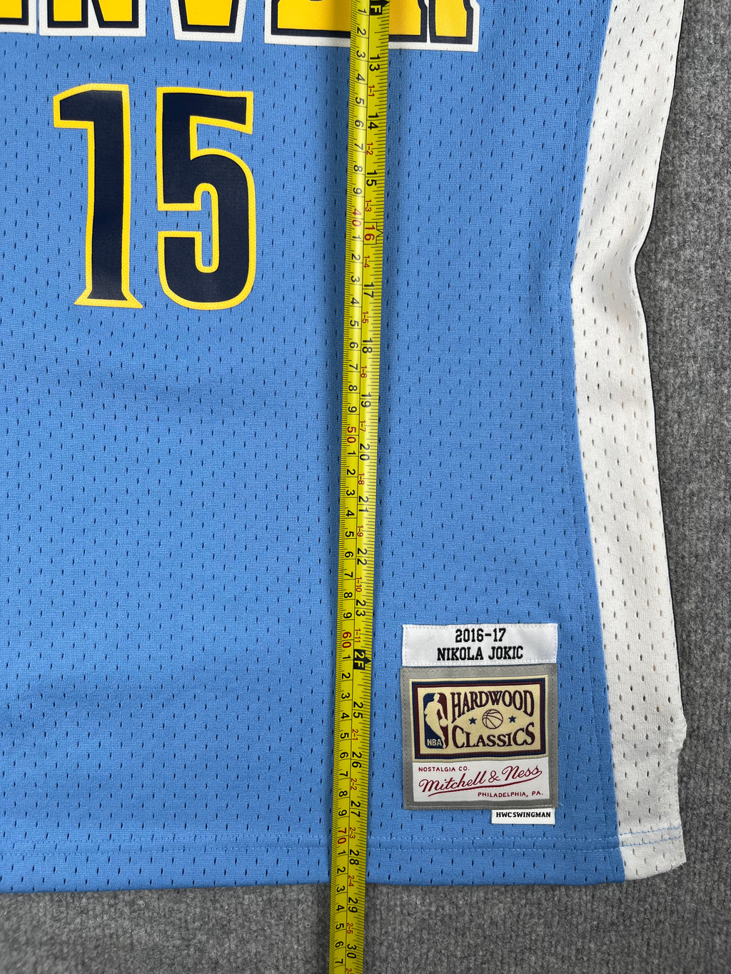 Nikola Jokic #15 - Denver Nuggets Away 2016-2017 - Mitchell & Ness (M) - Maillot NBA