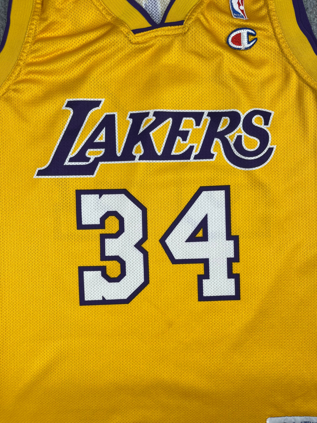 Shaquille O'Neal #34 - Los Angeles Lakers Home 1997-2004 - Champion (M) - Maillot NBA