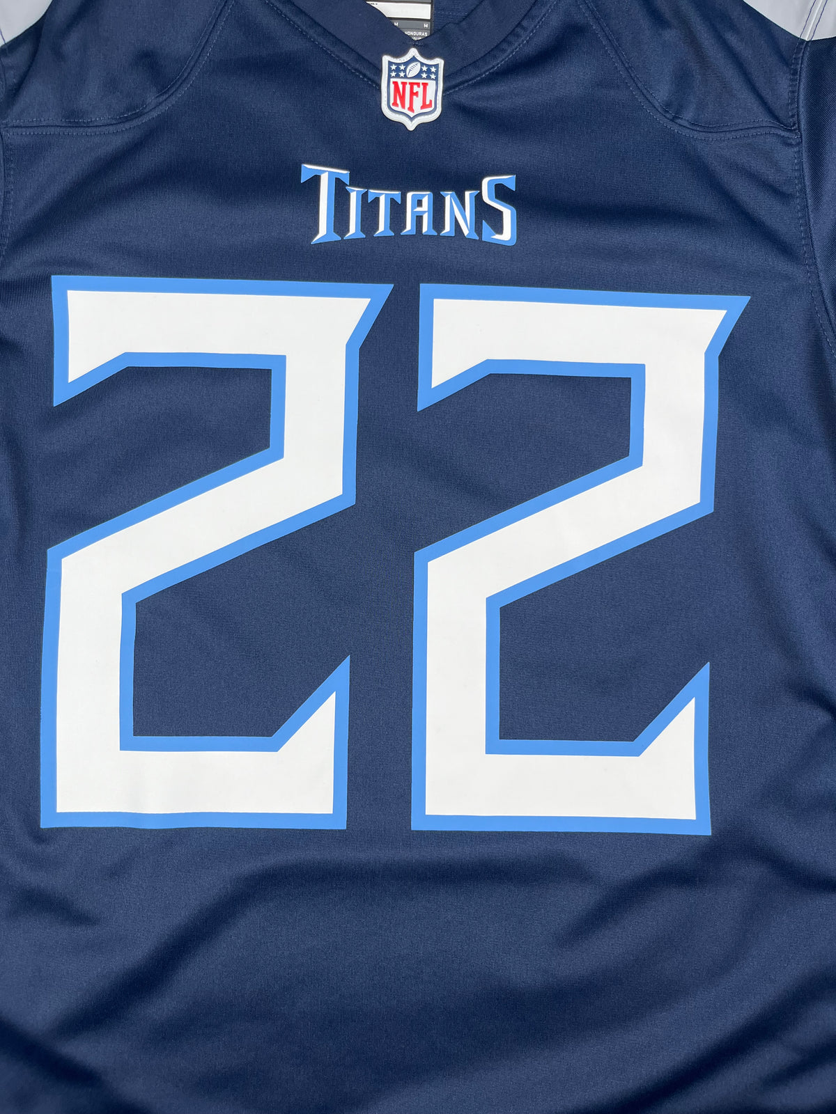 Derrick Henry #22 - Tenessee Titans Home 2016-2023 - Nike (M) - Maillot NFL