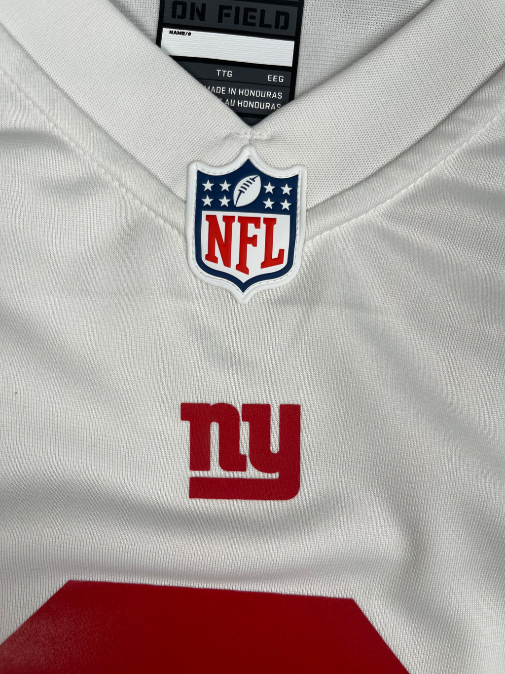 Jaxson Dart #6 - New York Giants Away 2025-2026 - Nike (XXL) *BNWT* - Maillot NFL