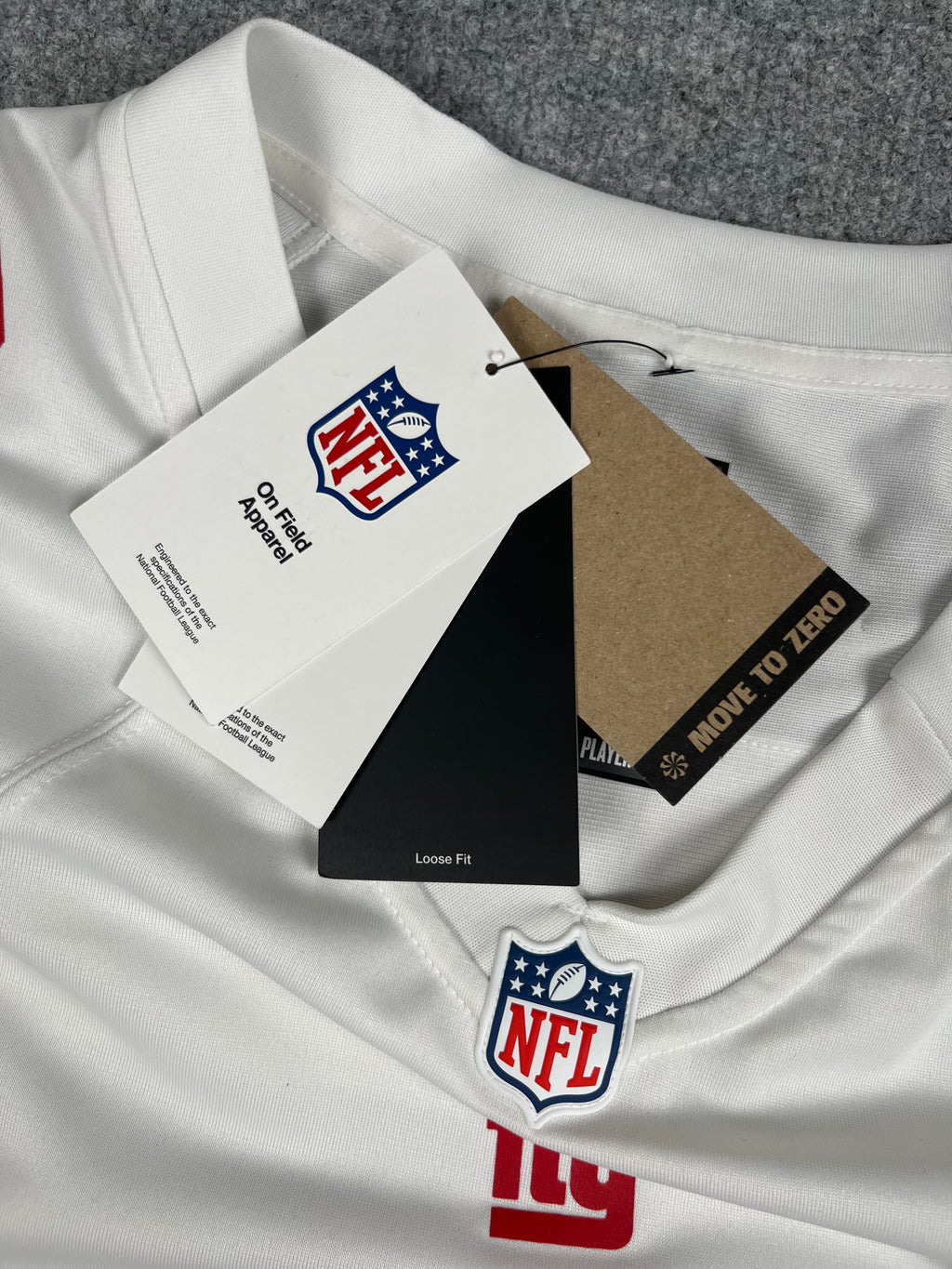 Jaxson Dart #6 - New York Giants Away 2025-2026 - Nike (XXL) *BNWT* - Maillot NFL