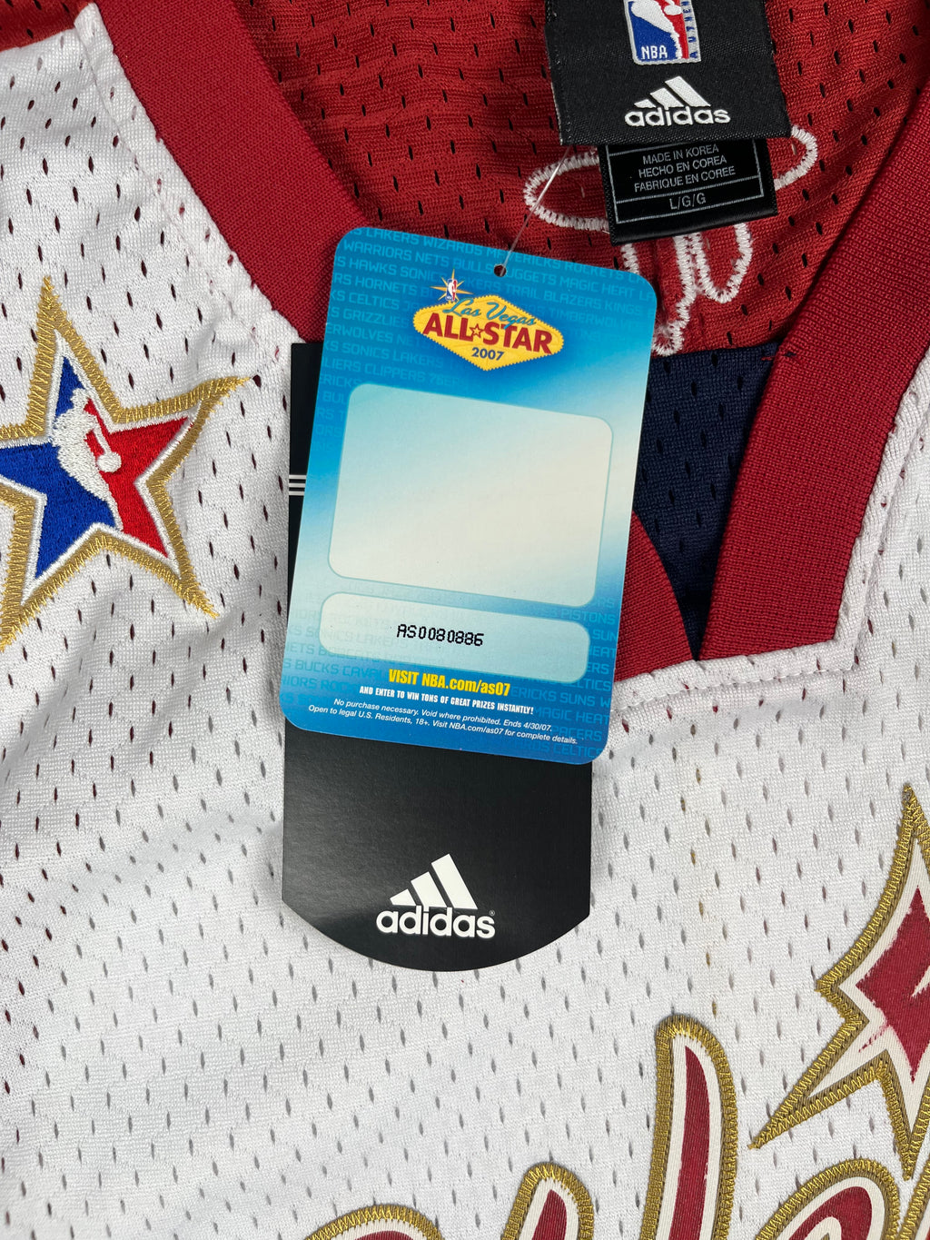 Tracy McGrady #1 - All Star Game Ouest 2007 - Adidas (L) - Maillot NBA