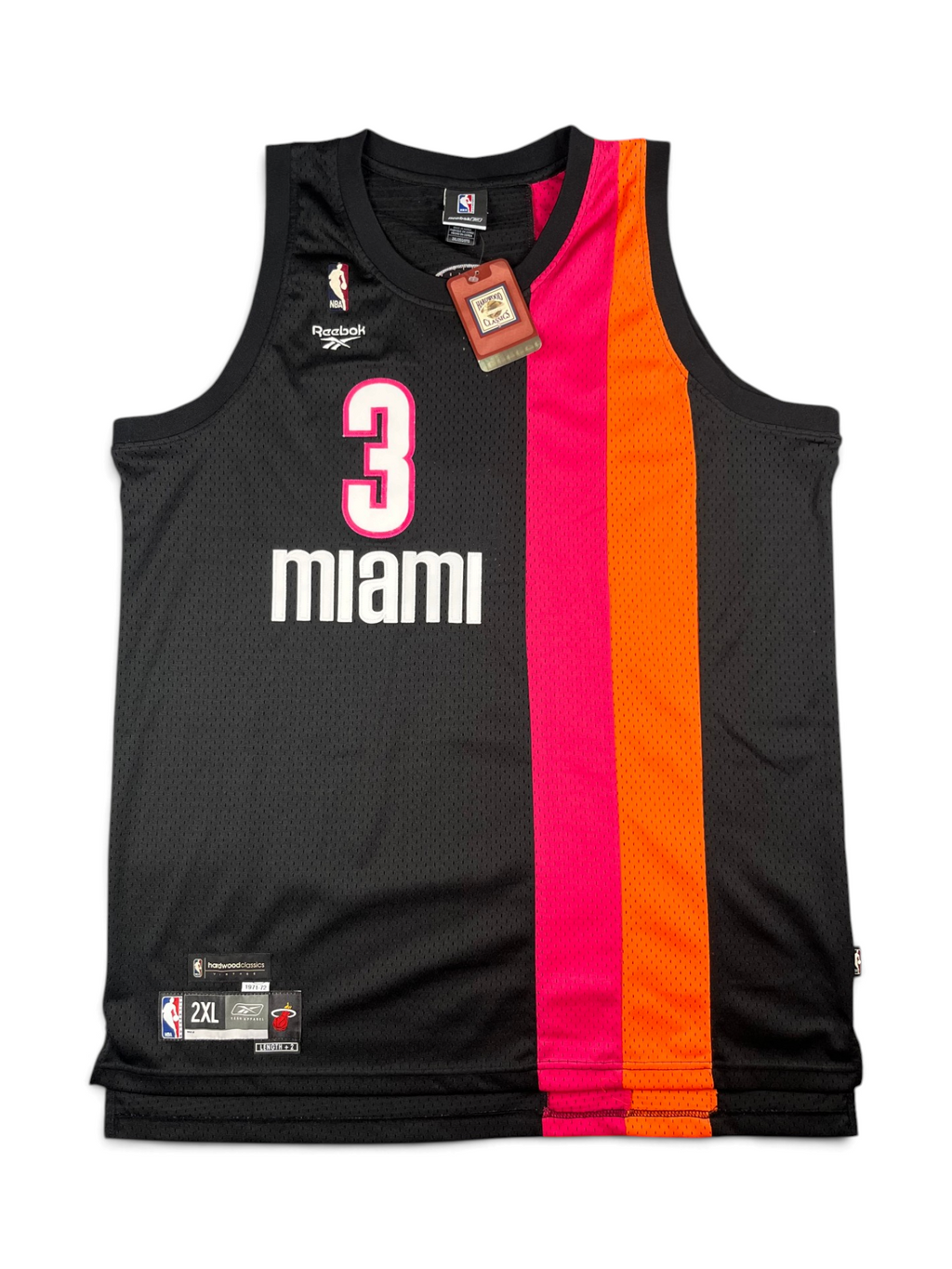 Dwayne Wade #3 - Miami Heat Retro 2003-2006 - Reebok HWC *BNWT* (XXL) - Maillot NBA