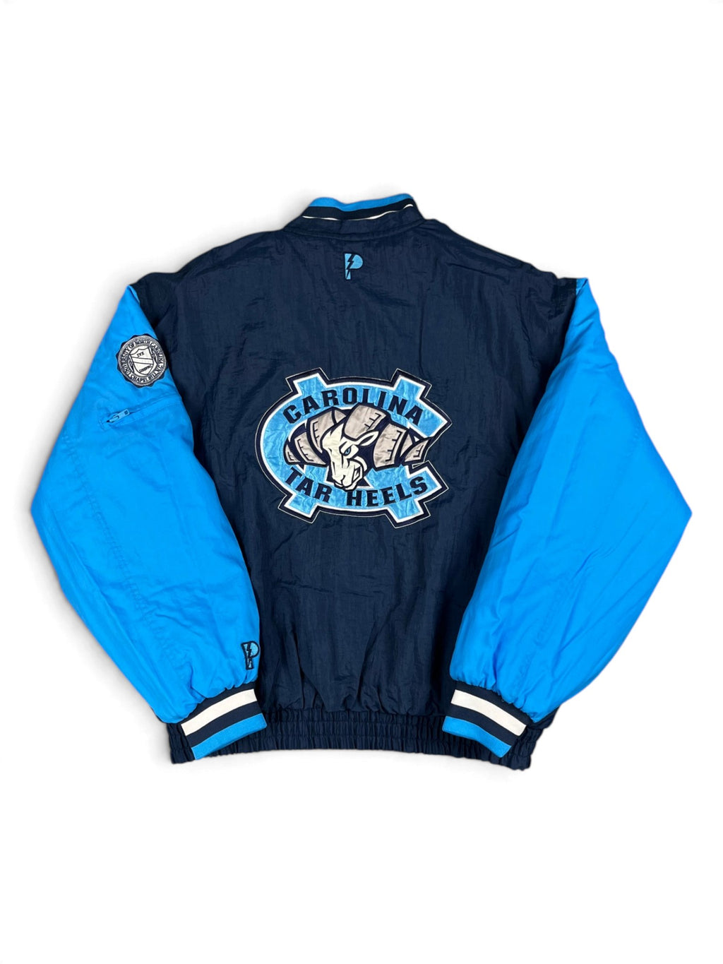 Veste vintage - Doudoune puffer épaisse réversible NCAA North Carolina Tar Heels - Pro Player (XL)