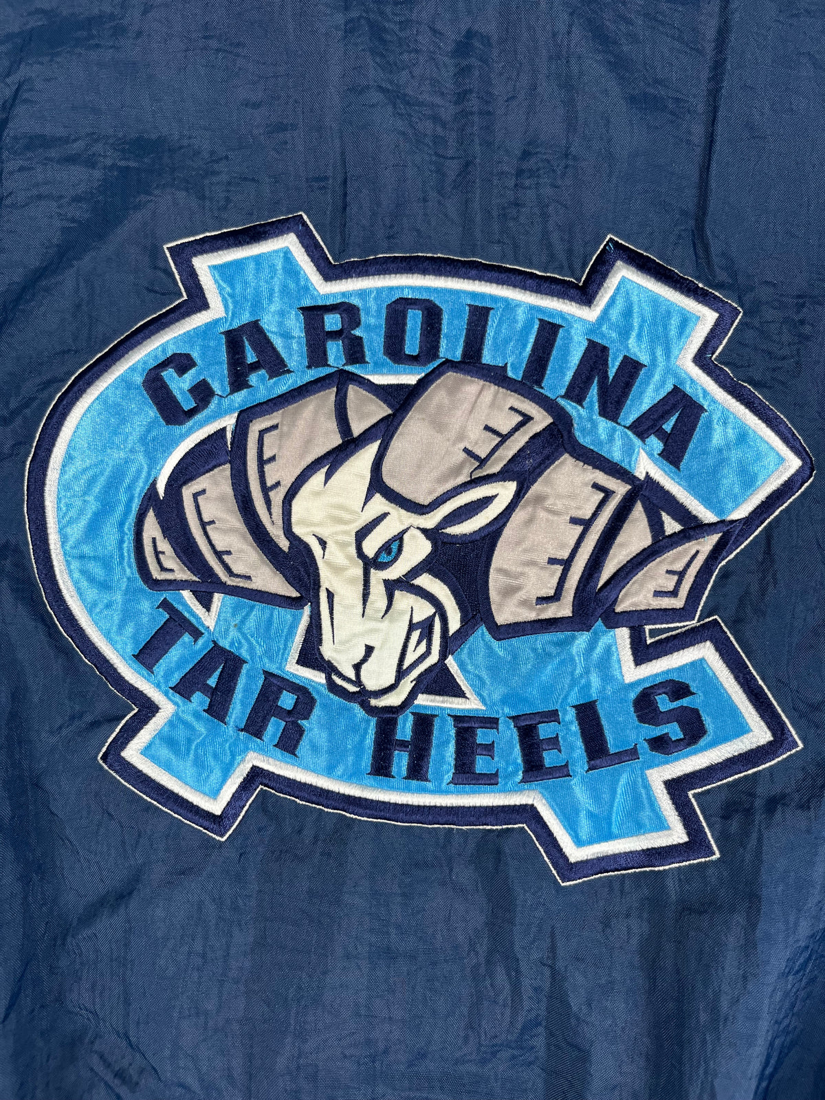 Veste vintage - Doudoune puffer épaisse réversible NCAA North Carolina Tar Heels - Pro Player (XL)