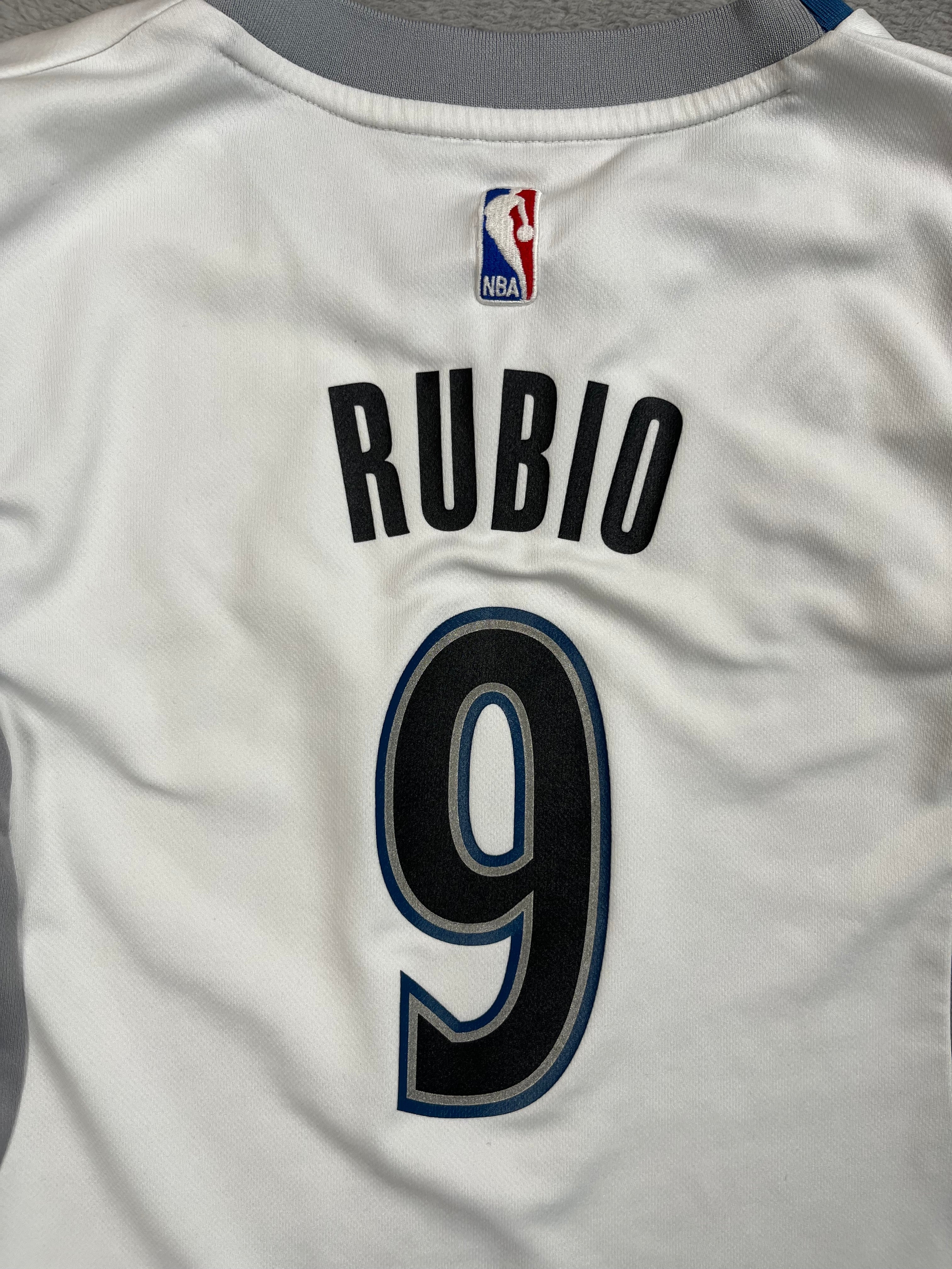 Ricky Rubio #9 - Minnesota Timberwolves Home 2012-2017 - Adidas (M) Adidas