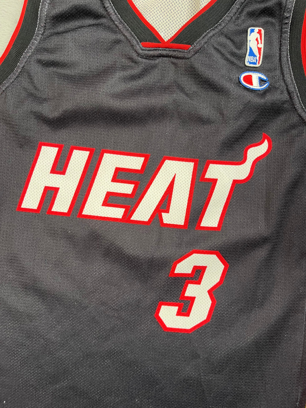 Dwayne Wade #3 - Miami Heat Away 2004-2008 - Champion (S) Champion