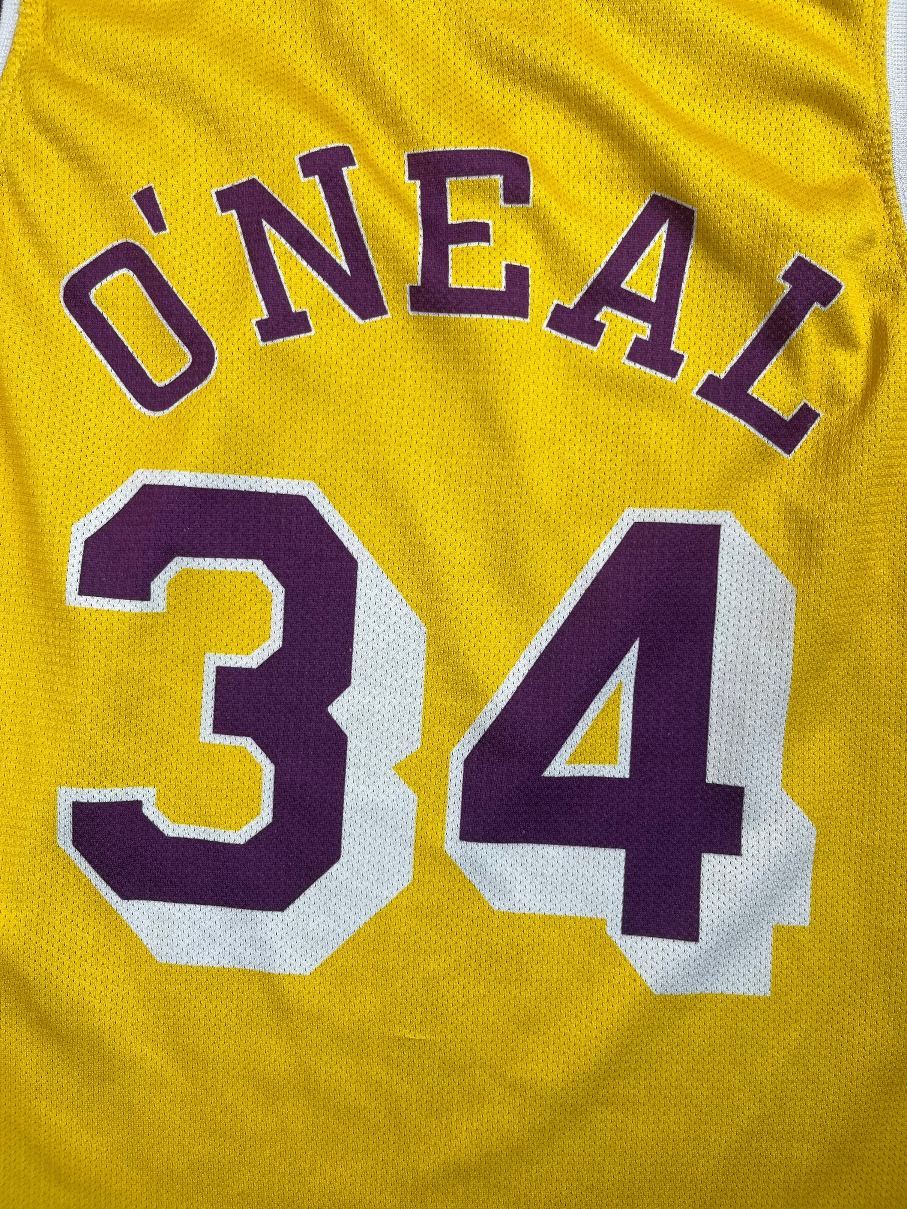 Shaquille O'Neal #34 - Los Angeles Lakers Home 1997-1999 - Champion (L) Champion
