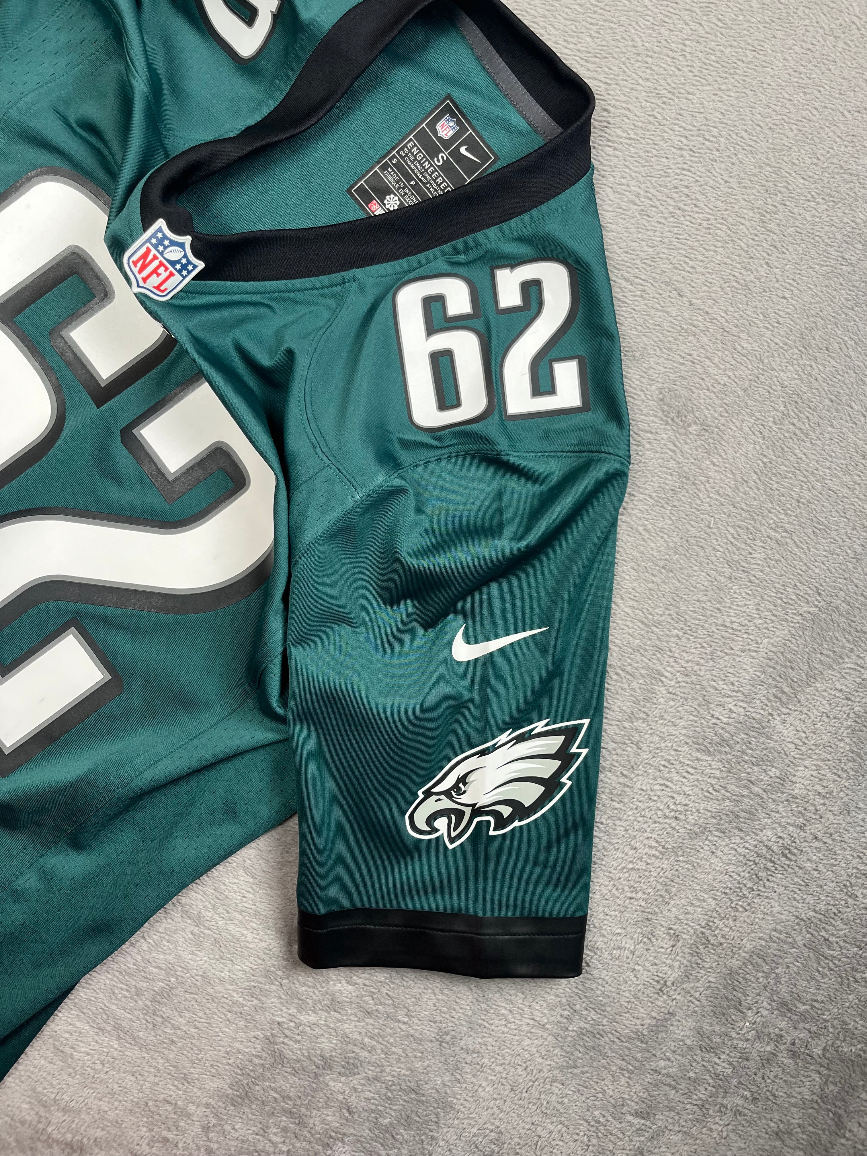 Jason Kelce #62 - Philadelphie Eagles Home 2012-2024 - Nike (S) Nike