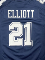 Ezekiel Elliott #21 - Dallas Cowboys Home 2016-2022 - Nike (M) - Maillot NFL Nike