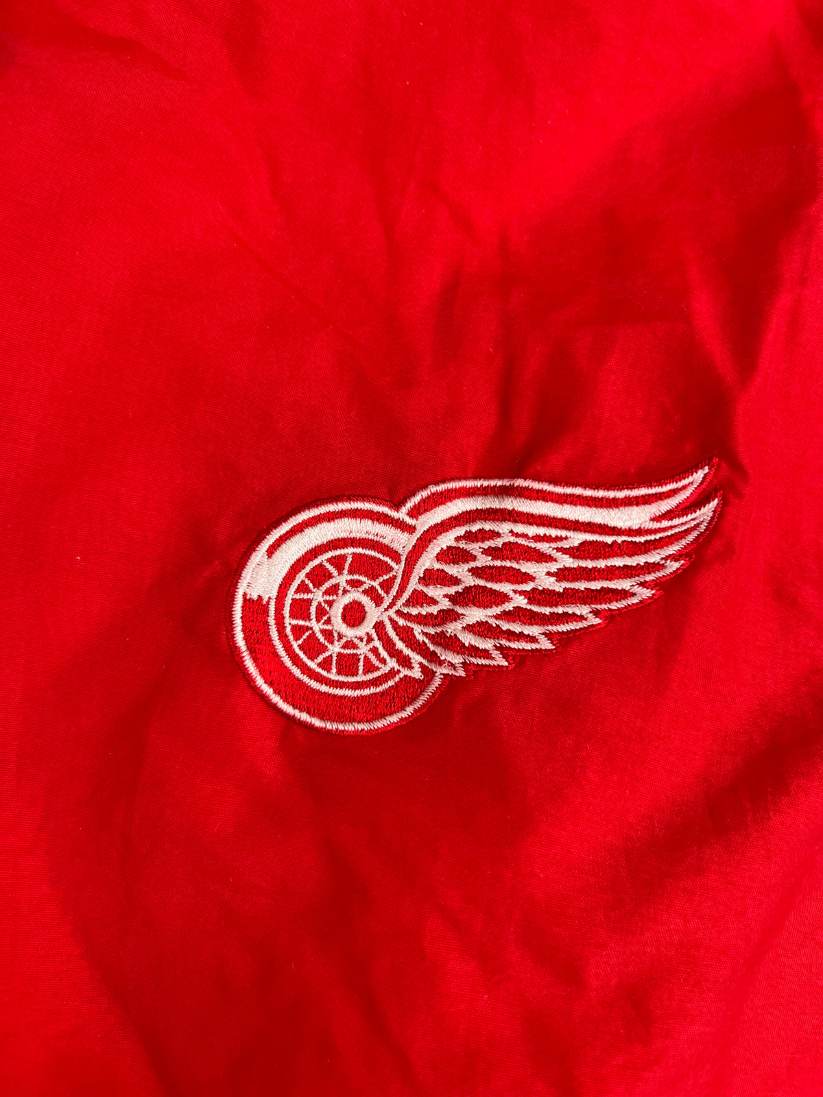 Veste vintage - Veste doudoune épaisse full zip logo brodé NHL Detroit Red Wings - Logo Athletic (L)