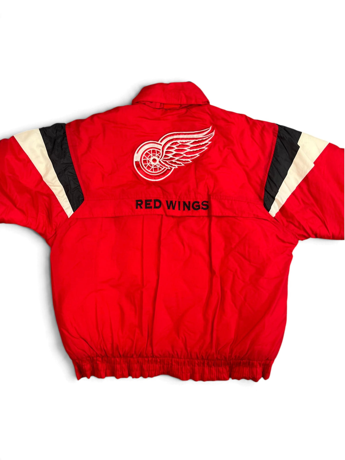 Veste vintage - Veste doudoune épaisse full zip logo brodé NHL Detroit Red Wings - Logo Athletic (L)