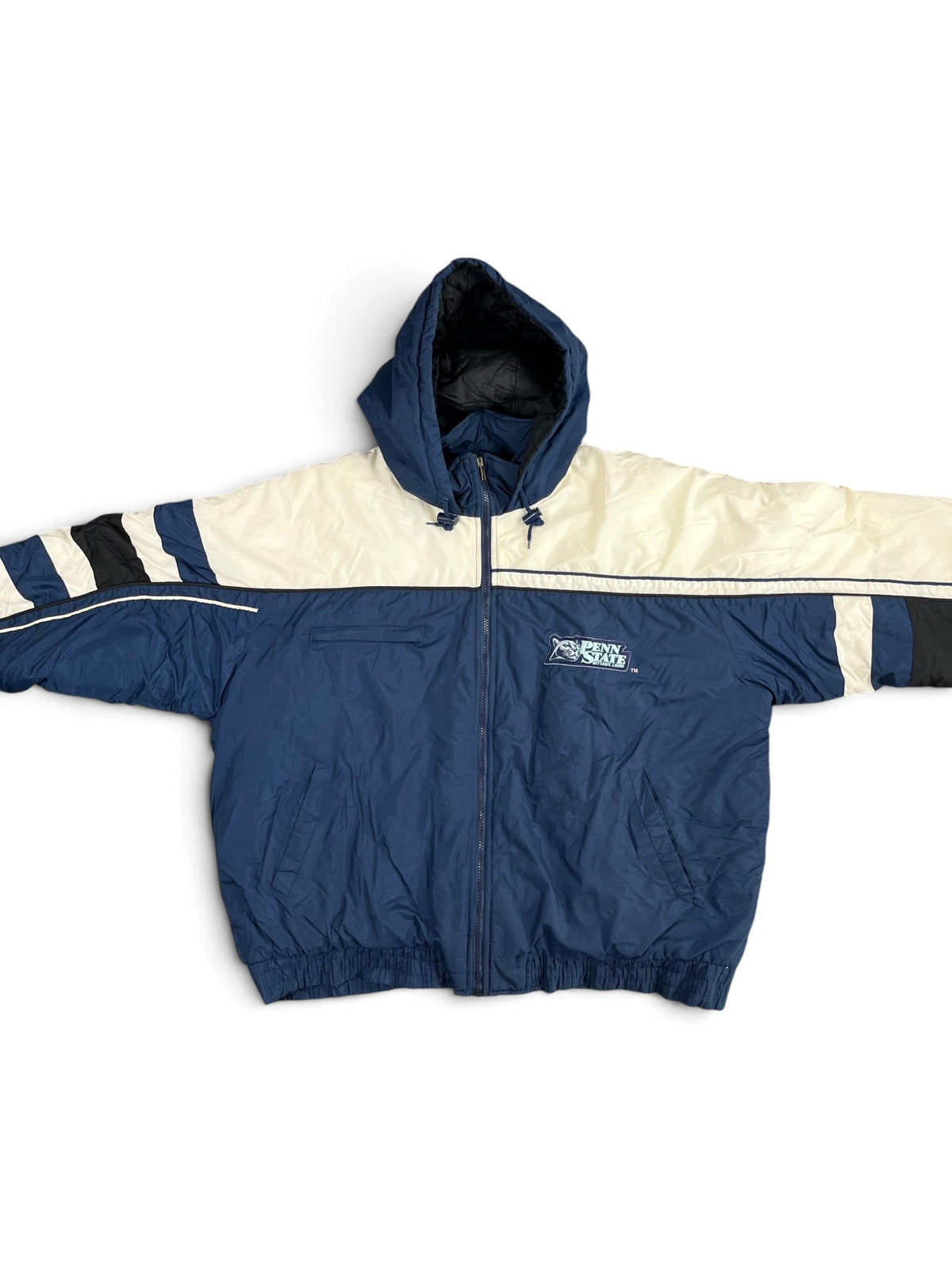 Veste vintage - Doudoune épaisse big logo brodé NCAA Penn State Nittany Lions - Official Fan Sportswear (XXL)